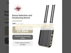 Plateforme de système de détection de drones avec une portée de détection de 12 km basée sur la technologie RF, capable d'un fonctionnement continu 24 heures sur 24