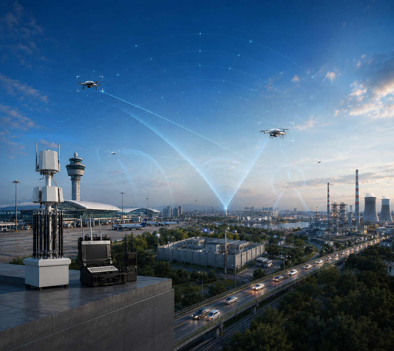Dernière affaire concernant Surveillance par drones dans les parcs industriels Scenario d'application illustratif