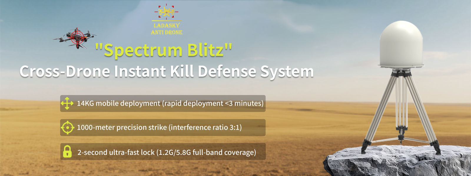 Système de détection de drones stationnaires