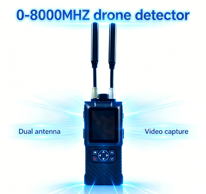 Détecteur de Drone portable 0-8000mhz, détection FPV pour système Anti-Drone Uav rapide, sécurité des drones pour la détection des drones