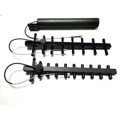 acheter 2400-2500MHz Dispositif anti-FPV à gain élevé Antenne Yagi en aluminium polarisation verticale fabrication en ligne