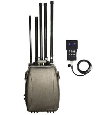 acheter Personnalisation 6 bandes Drone signal brouilleur Portable Manpack style système de défense UAV fabrication en ligne