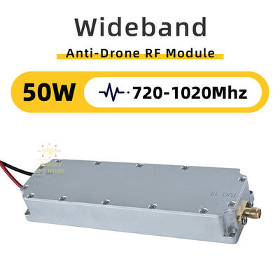 acheter Module RF GaN de 50W. Suppresseur de signal anti-drone 720×1020MHz. Module RF de drones UAV et FPV de haute puissance. Solution contre-UAV portable et fiable. Applications de sécurité et de surveillance. fabrication en ligne