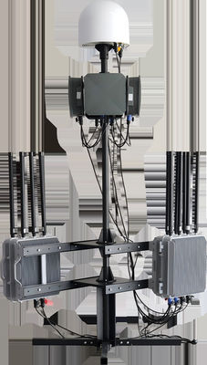 acheter Système anti-drone fixe 70M-6Ghz, 10KM, toutes fréquences, 24h/24, sans surveillance, capture de transmission vidéo FPV de drone, détection de drone, brouilleur anti-drone fabrication en ligne