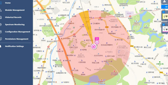 Stationary Drone Detection System 100MHz–6GHz | Long-Range RF Sensor with 3–10km Coverage for Perimeter Security, Airport Protection & Military Use