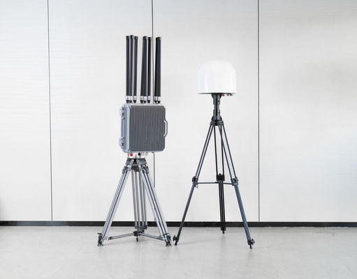 acheter Brouilleur et détecteur intégrés 10 km 70M-6GHz, équipement fixe, détection anti-drone toutes fréquences 2.4G 5.2G 5.8G fabrication en ligne