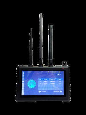 acheter Détecteur de drones toutes bandes 1,5 km 70 MHz-6,2 GHz, capture et stockage vidéo couverture complète FPV 500 MHz-6 GHz, mode de fonctionnement 1+N avec collaboration d'équipe avec montres, conception portable fabrication en ligne