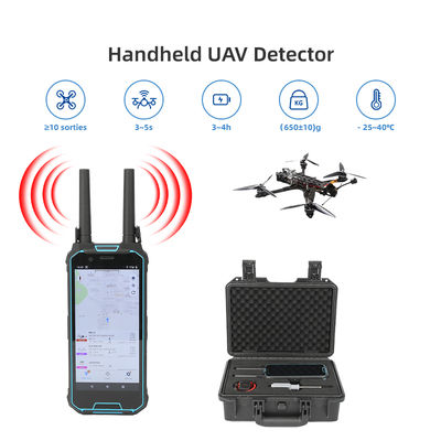 Handheld Drone Detector  Real-time UAV Detection and Pilot Location Tracking with 3-4 Hours Battery Life