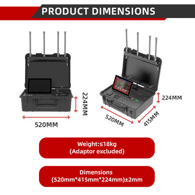 10km Long-Range Portable Drone Detector with Full-Band Coverage and Real-Time Alerts for UAV Detection