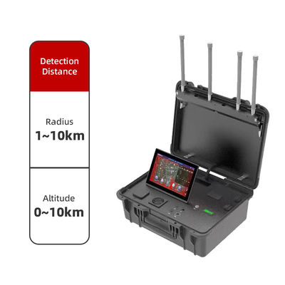 acheter Détecteur de drones portables à longue portée de 10 km avec couverture UAV à bande complète, alertes en temps réel et conception durable et écoénergétique fabrication en ligne