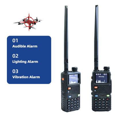 1.5KM Range 300-6000MHz Portable Handheld Drone Detector Anti Drone System for UAV Detection