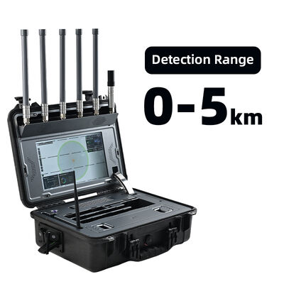 acheter GPS-L1 GLONASS-L1 Système anti-UAV de valise portable permettant un atterrissage forcé circulaire pour les centrales électriques et les raffineries de pétrole fabrication en ligne