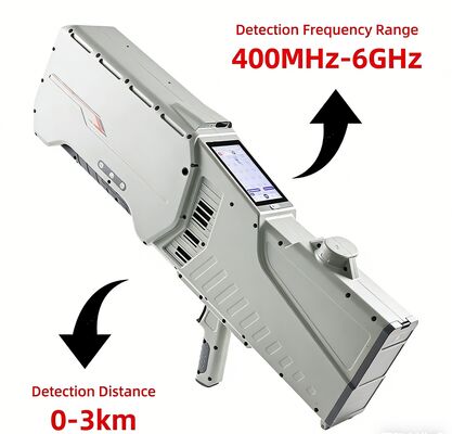 acheter Détecteur de drone portable avec détection de 400 MHz à 6 GHz, portée de 3 km et navigation GPS anti-brouillage, équipement portable anti-drone fabrication en ligne