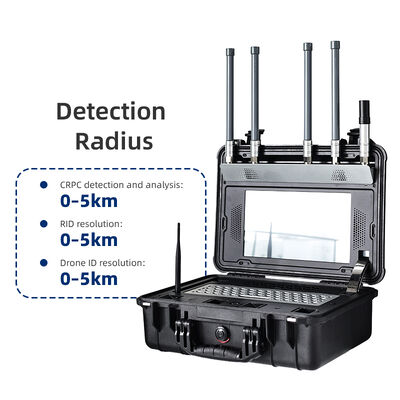 acheter Analyseur de spectre portable Détecteur de drones FPV et détection numérique d'UAV avec capture d'écran vidéo en temps réel 5 km Détecteur de signal RF pour la sécurité des prisons et des aéroports fabrication en ligne