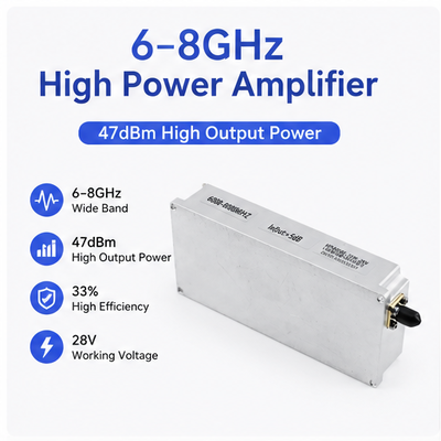 acheter Amplificateur de puissance RF GaN TZ-6000-8000 50 W | Module large bande 6 000-8 000 MHz fabrication en ligne