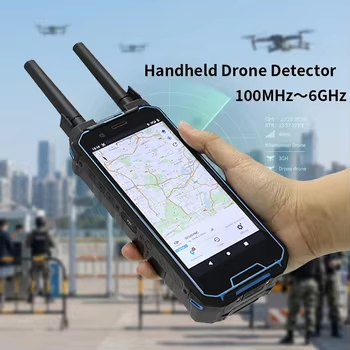 acheter Détecteur de drones portables multifonctionnels de 100 MHz à 6 GHz avec détection passive FPV détecté et interphone de réseau sans fil pour la sécurité des infrastructures critiques fabrication en ligne