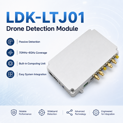 acheter Module de détection de drones compact 520g: capteur RF passif 70MHz-6GHz avec sensibilité -105dBm pour les systèmes d'identification et de sécurité des drones fabrication en ligne