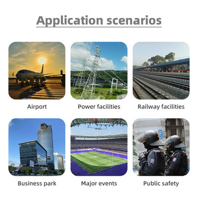 Portable Drone Detector with 1080P Resolution 1920*1200 Pixels and 100W Power Consumption for UAV Detection