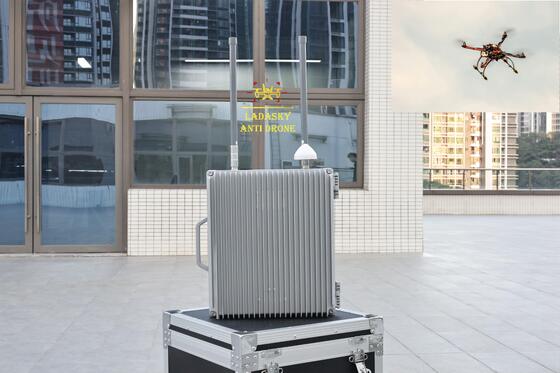 Système de brouillage de drone GNSS multi-bande modulaire LDK-AY-6 5~20KM prenant en charge les systèmes GPS BDS GLONASS et Galileo pour la lutte anti-drones
