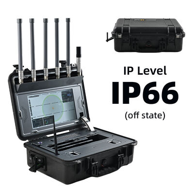 Plateforme intégrée de surveillance de signal et de simulation de navigation pour drones 5KM 100-6000MHz